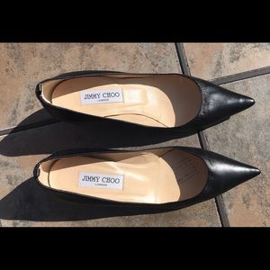 Jimmy Choo Aza Kitten Heel Black Pump